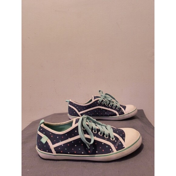 Moshulu Cuddly Toy 2 Canvas Trainers size 39 US 8 Colorful Polkadot - Picture 1 of 11
